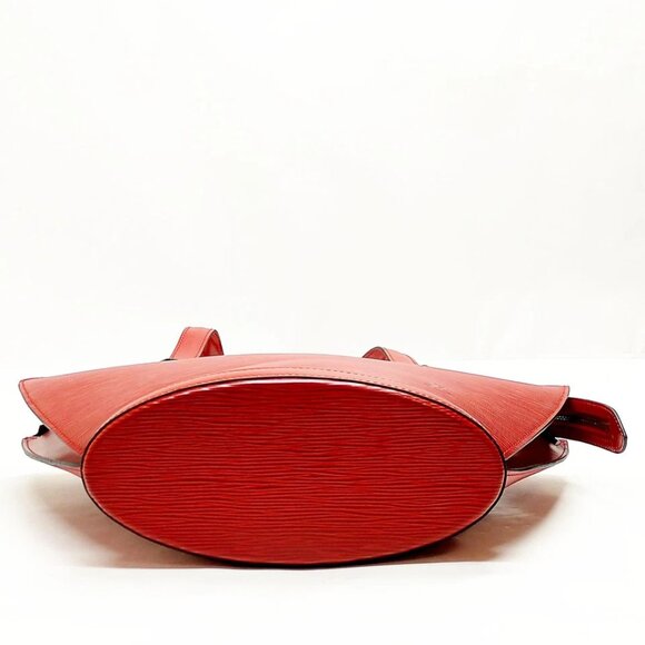 Louis Vuitton LV Hand Bag Saint Jacques Red Epi 500-052625 - Picture 5 of 13